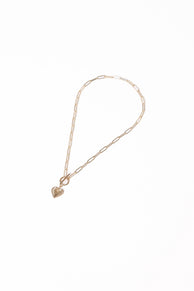 Morgan Heart Necklace - Gold