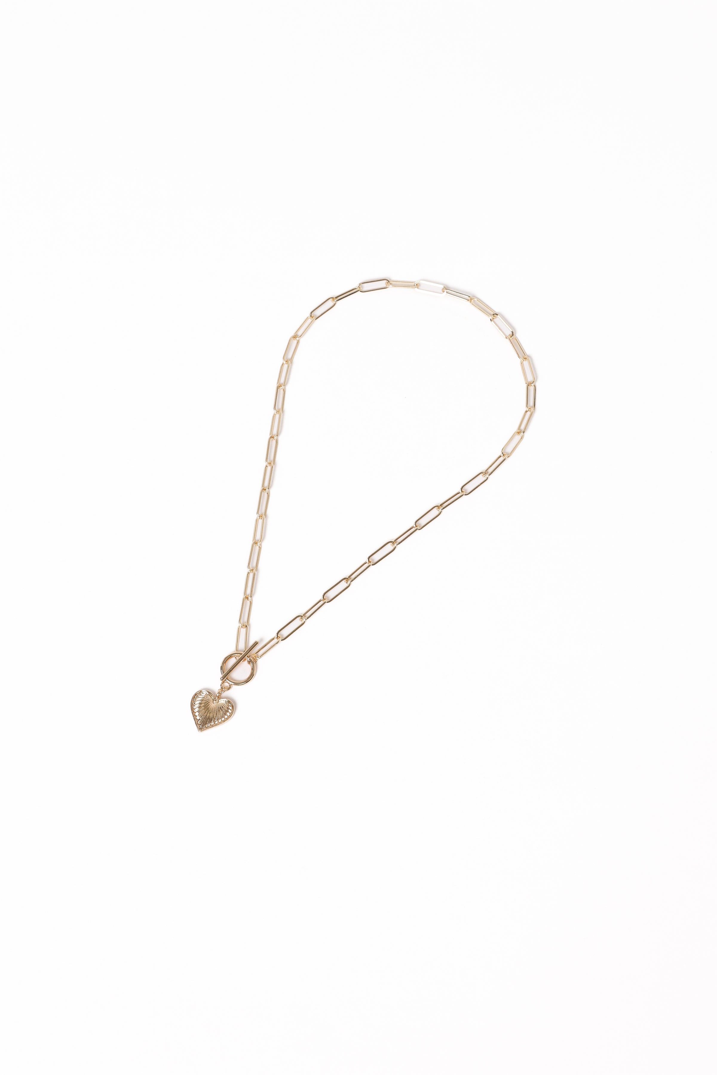 Morgan Heart Necklace - Gold