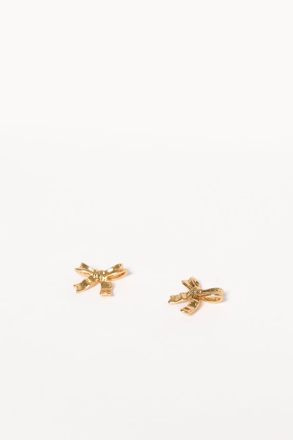 Myra Bow Earrings - Gold