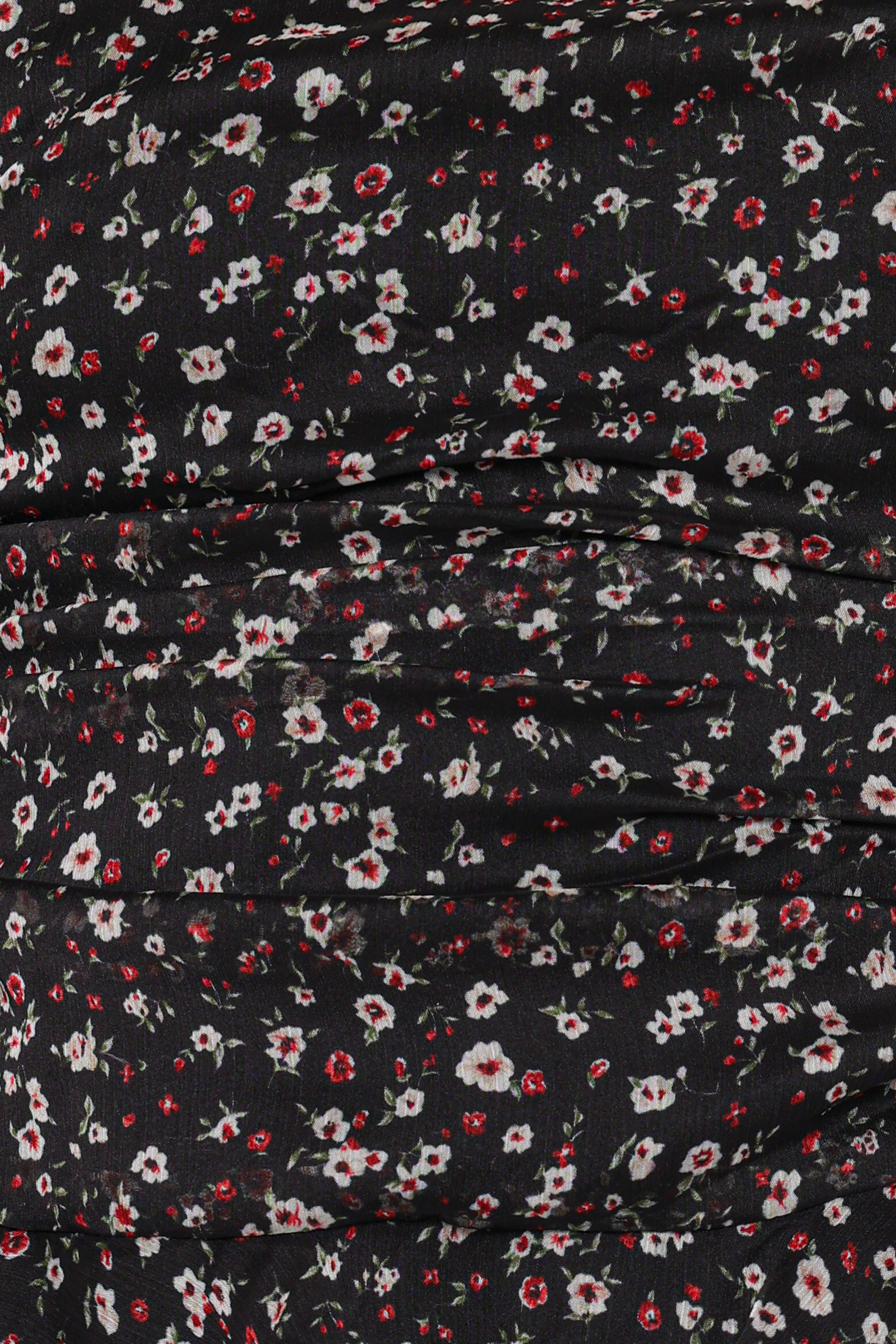 Naima Off Shoulder Top - Black Floral