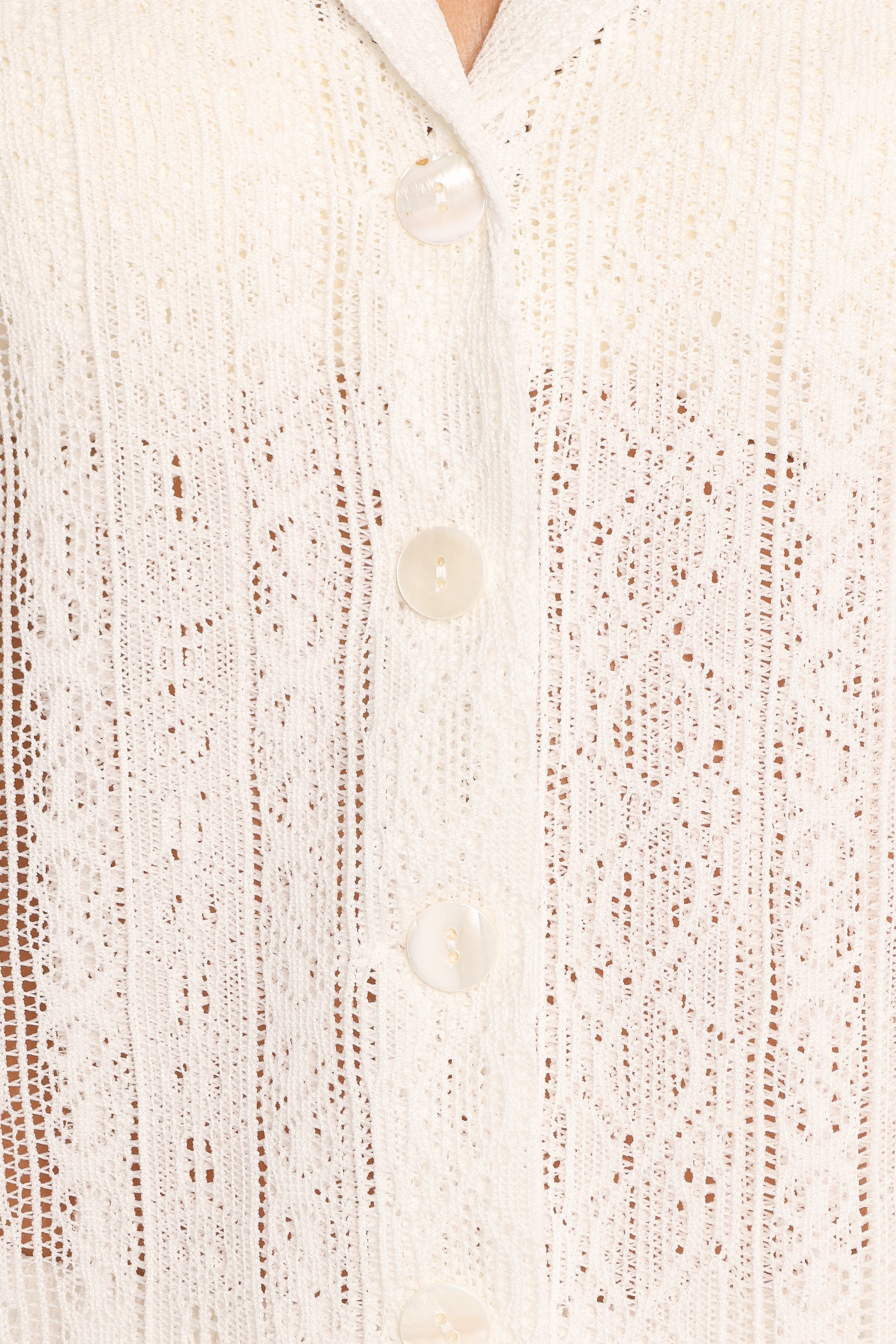 Nalani Knit Pant Set - White