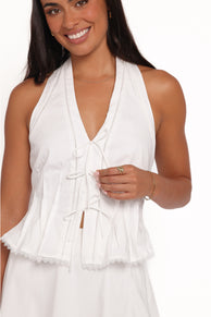 Nancy Skirt Set - White