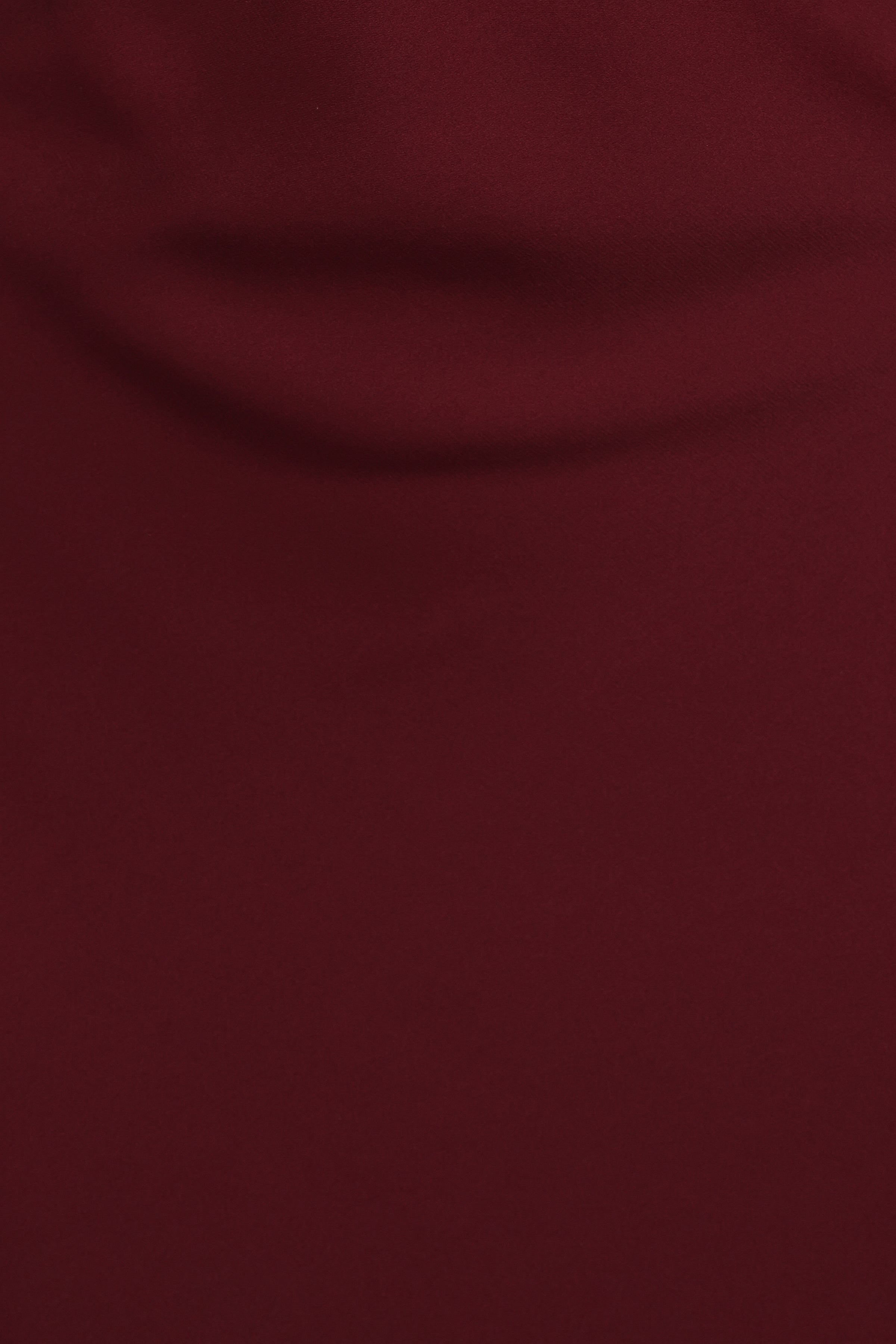 Nellie Satin Midi Skirt - Burgundy