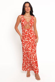 Noemi Maxi Dress - Red