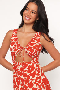 Noemi Maxi Dress - Red