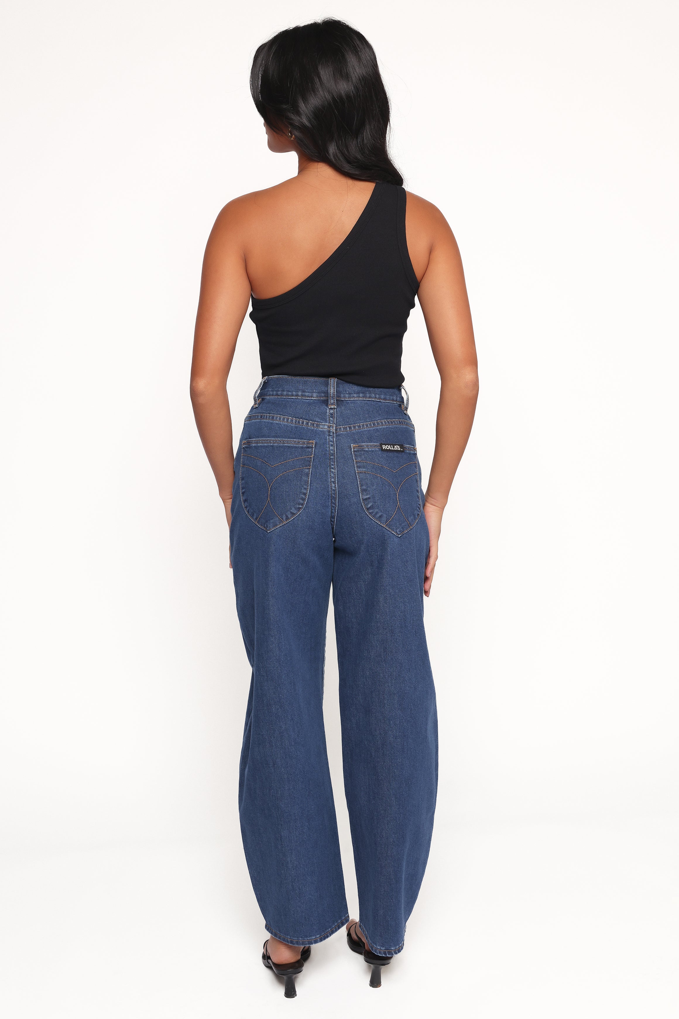 Rollas Gigi Barrel Jeans - Forever Blue