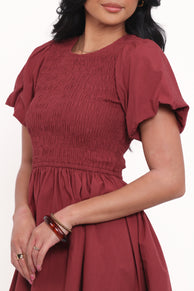 Odair Mini Dress - Wine