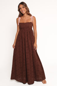 Odessa Maxi Dress - Brown