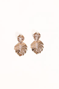 Palm Earrings - Gold