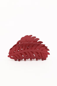 Palm Hair Clip - Red