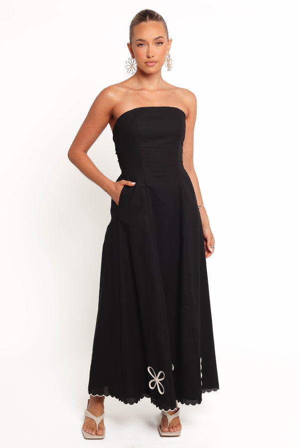 Paola Midi Dress - Black