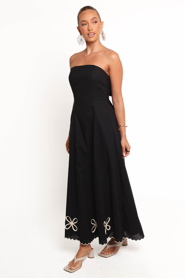 Paola Midi Dress - Black