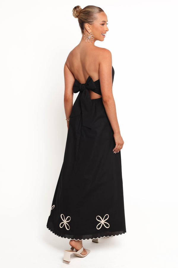 Paola Midi Dress - Black