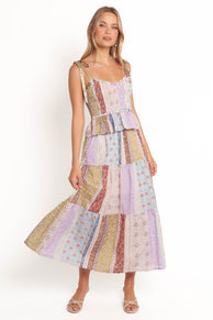 Petai Patchwork Top - Botanic Multi