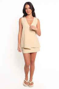 Pia Skirt Set - Light Yellow