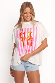 Portland Tee - Lobster Pink