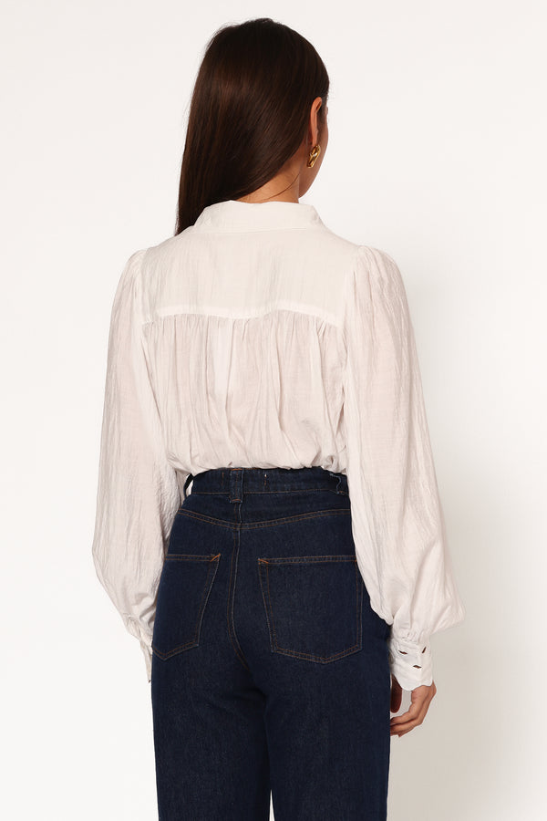 Primrose Top - White