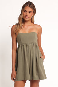 Quinley Playsuit - Olive