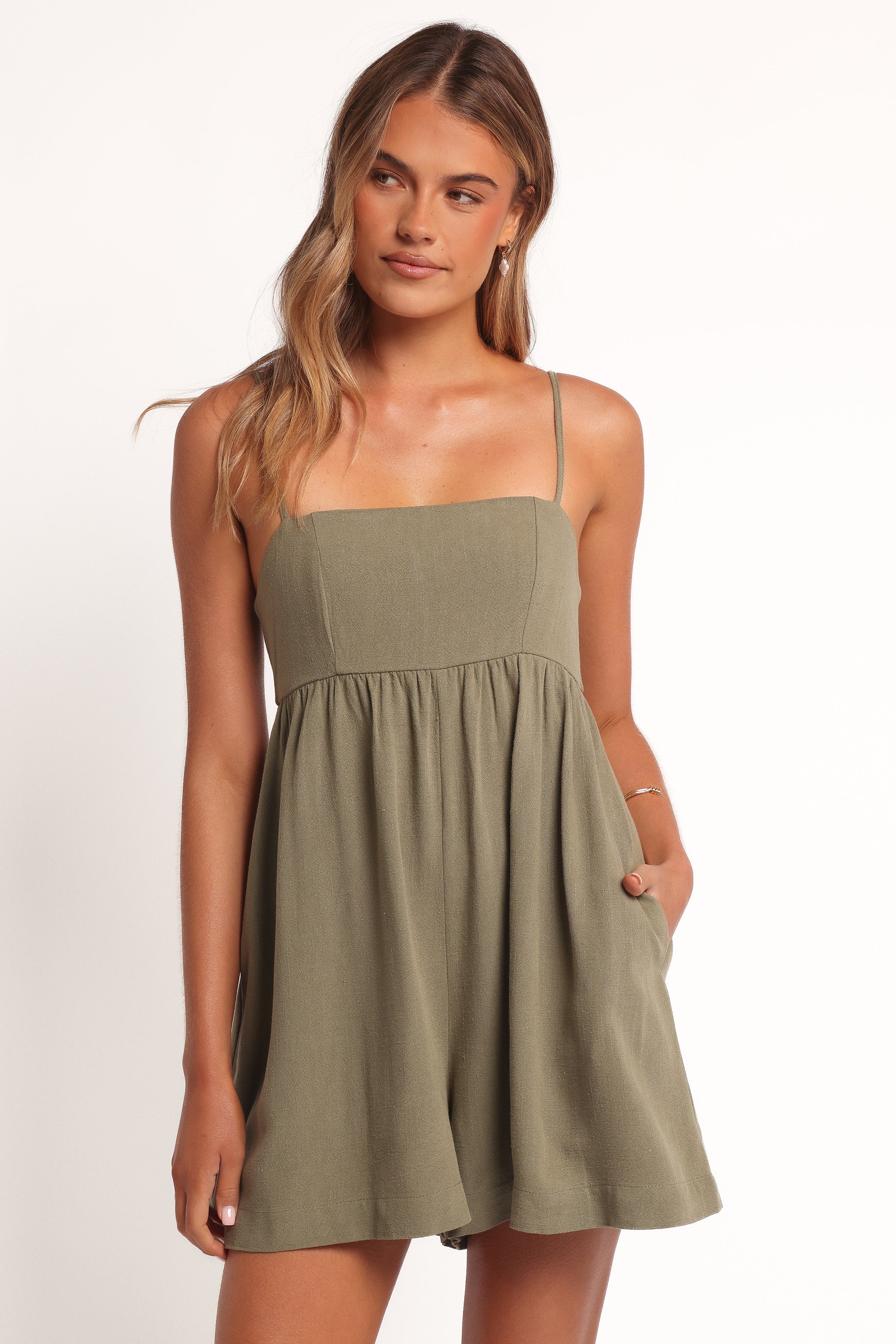 Quinley Playsuit - Olive