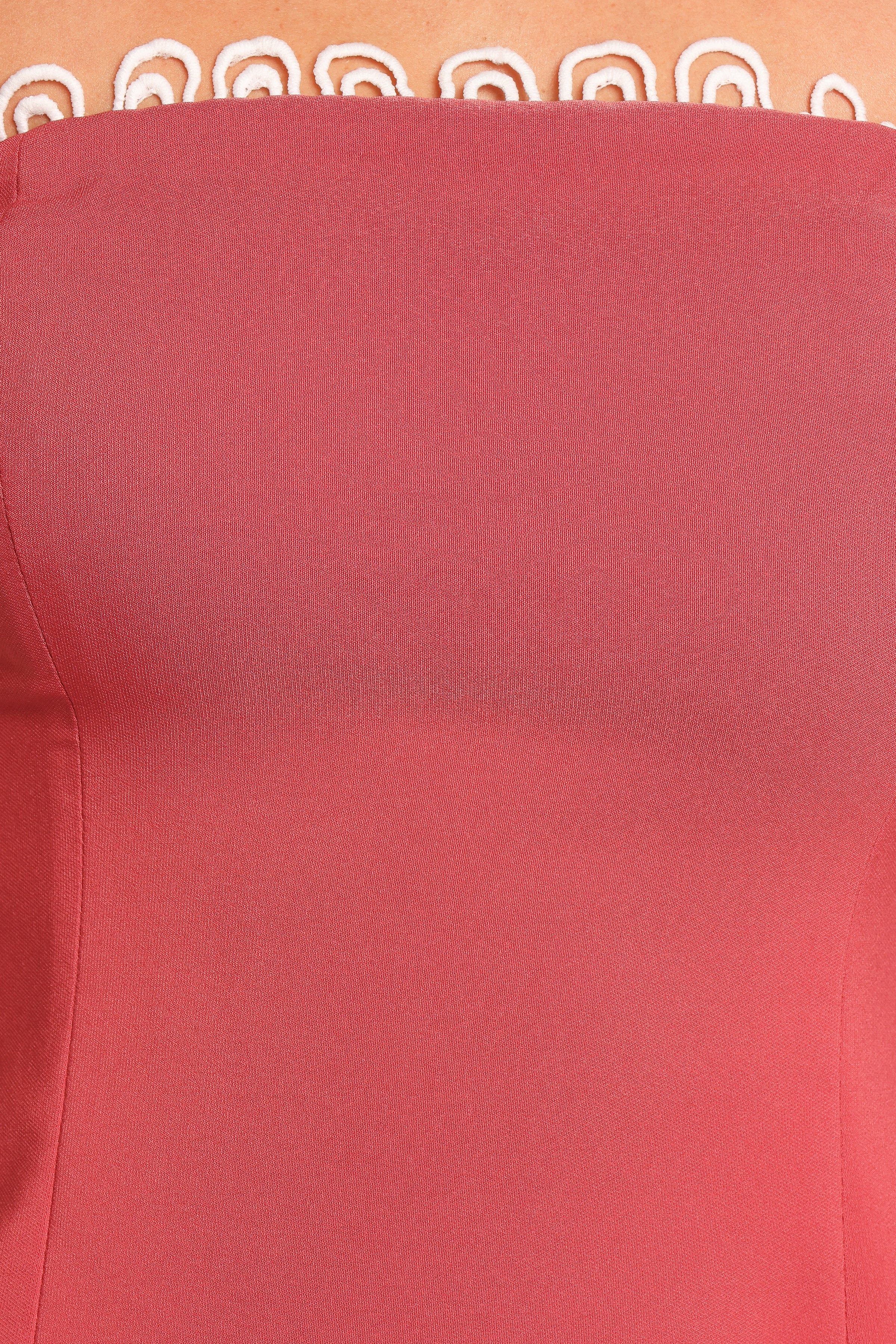 Raylie Top - Brick Red