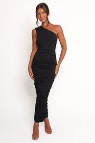 Reia Midi Dress - Black