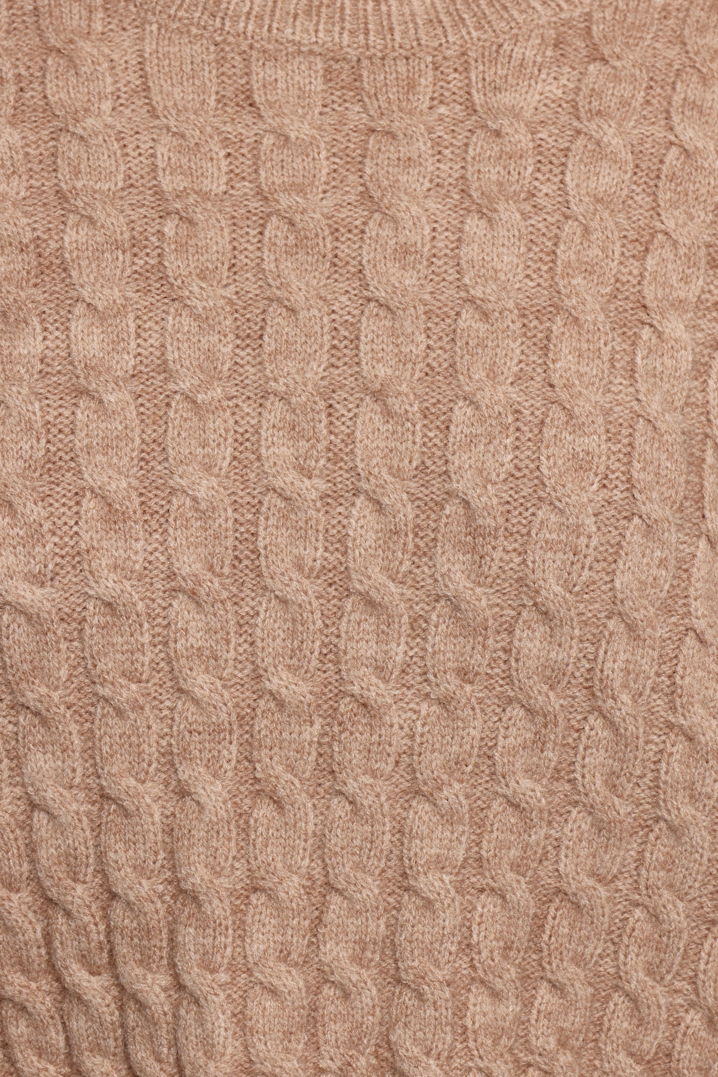 Reid Cable Knit Skirt Set - Taupe