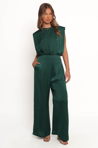 Rema Jumpsuit - Dark Green