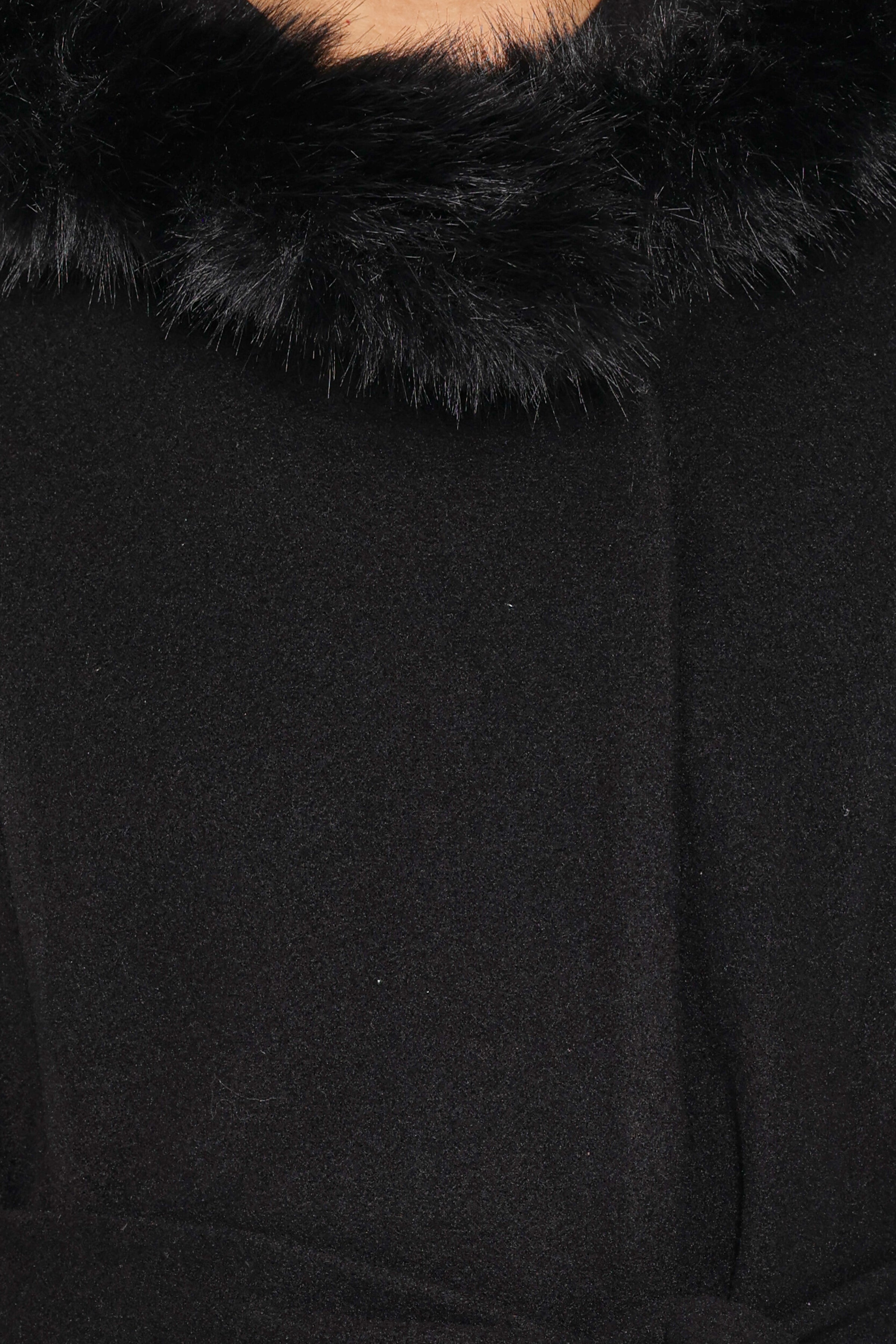 Remira Fit And Flare Coat - Black