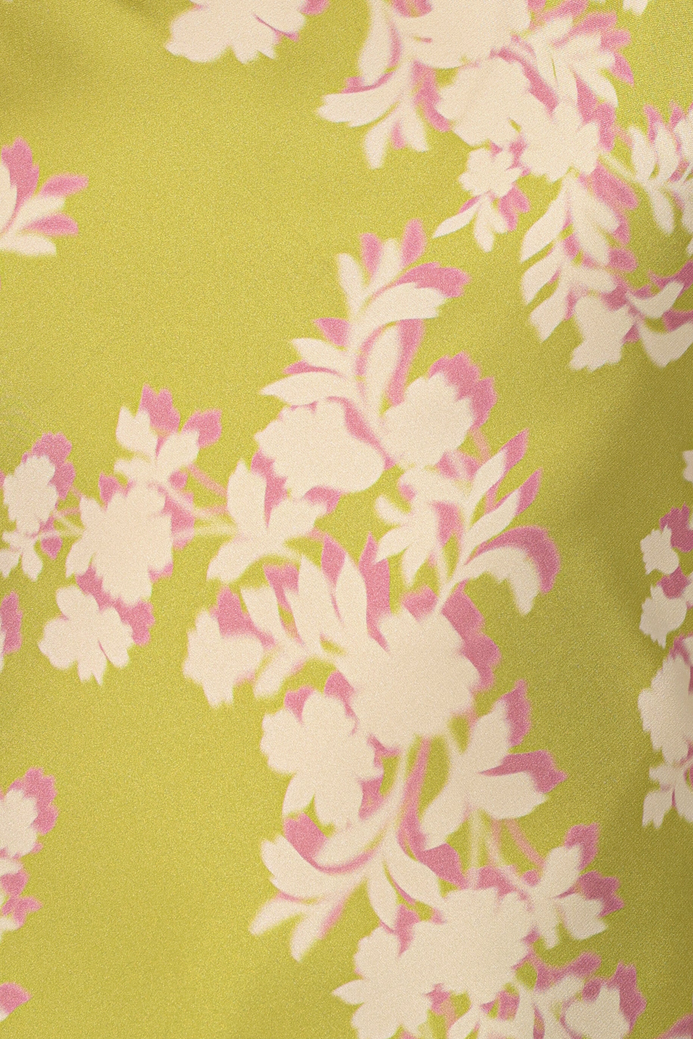 Richards Top - Green Rum Floral