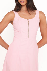 Rivera Midi Dress - Pink