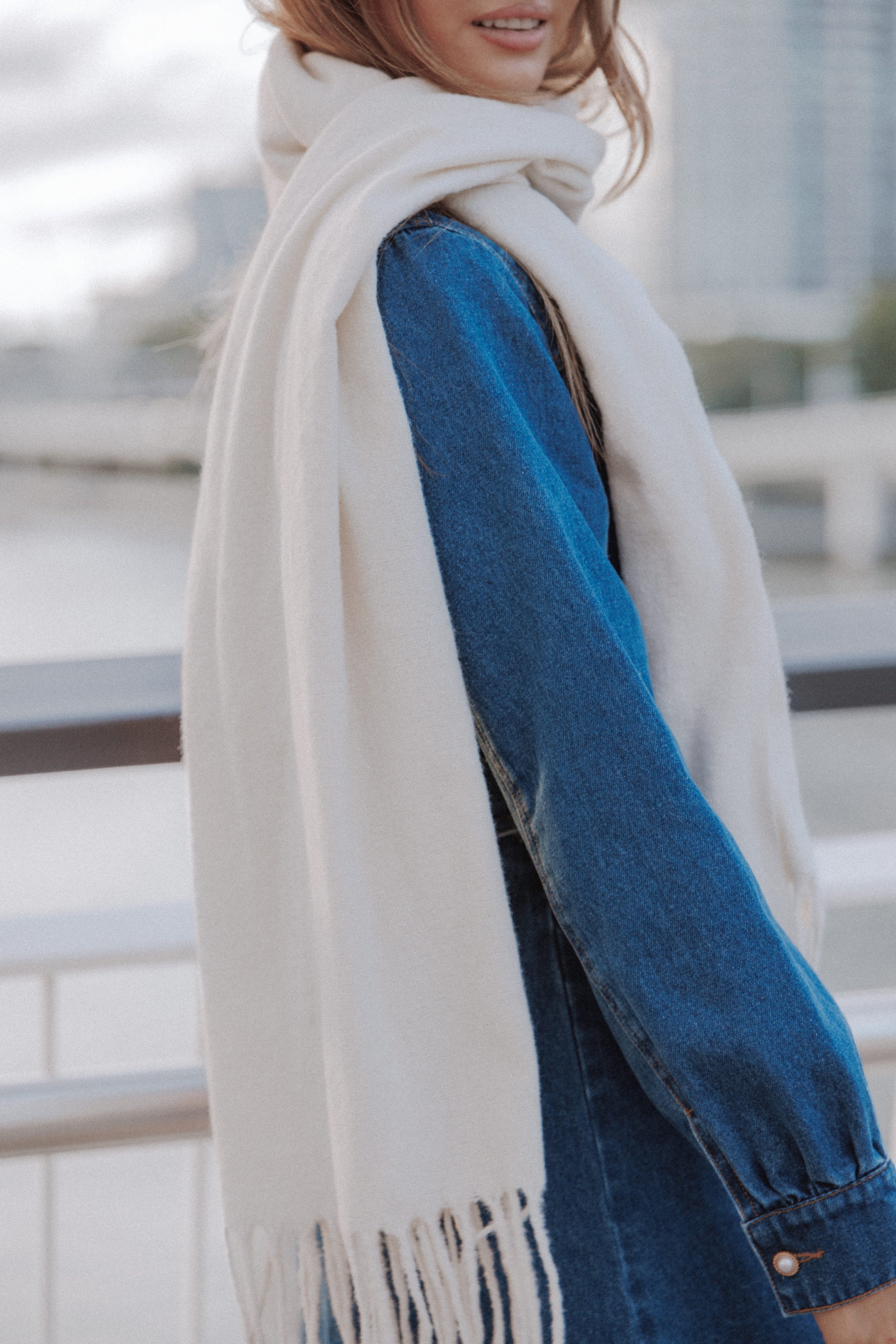 Eleanor Scarf - Cream