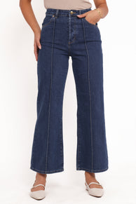 Rollas Sailor Scoop Jeans - Pacific Blue