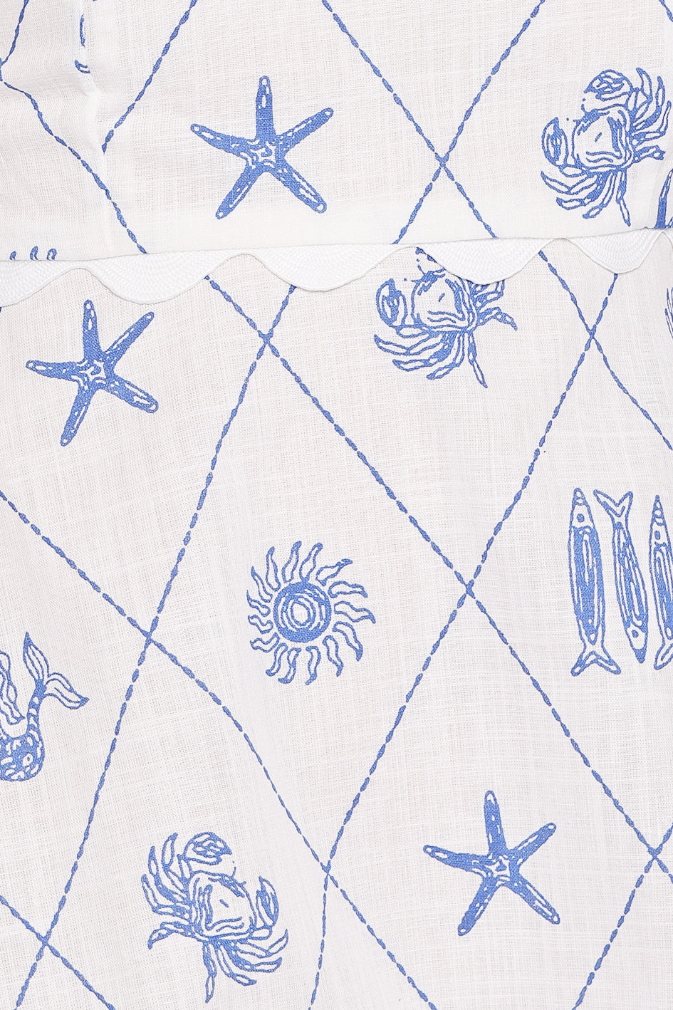 Romia Strapless Playsuit - Seashell Print