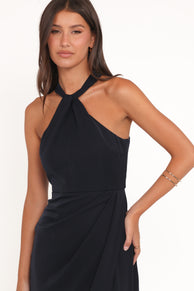 Rory Midi Dress - Navy