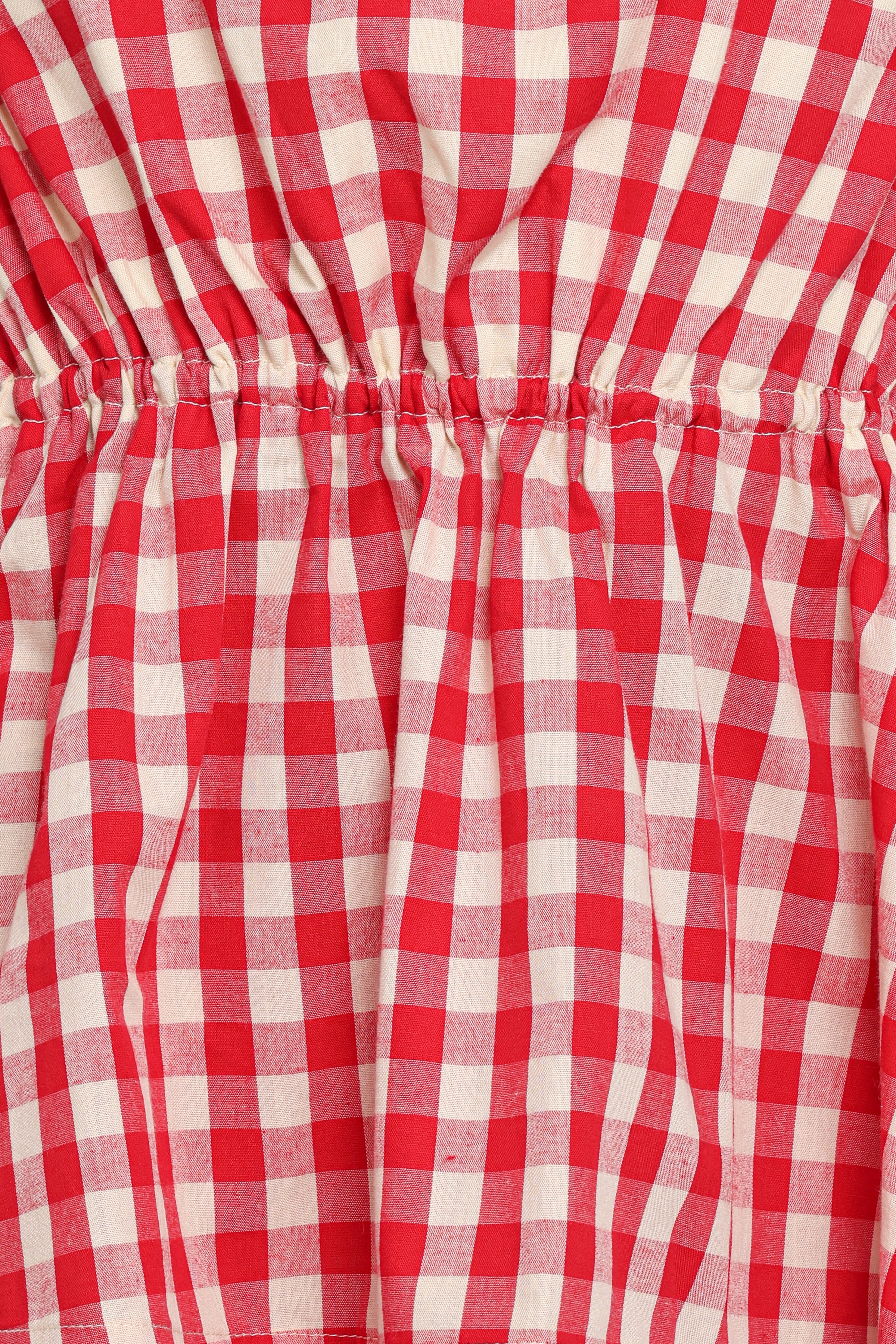 Rory Top - Red Gingham
