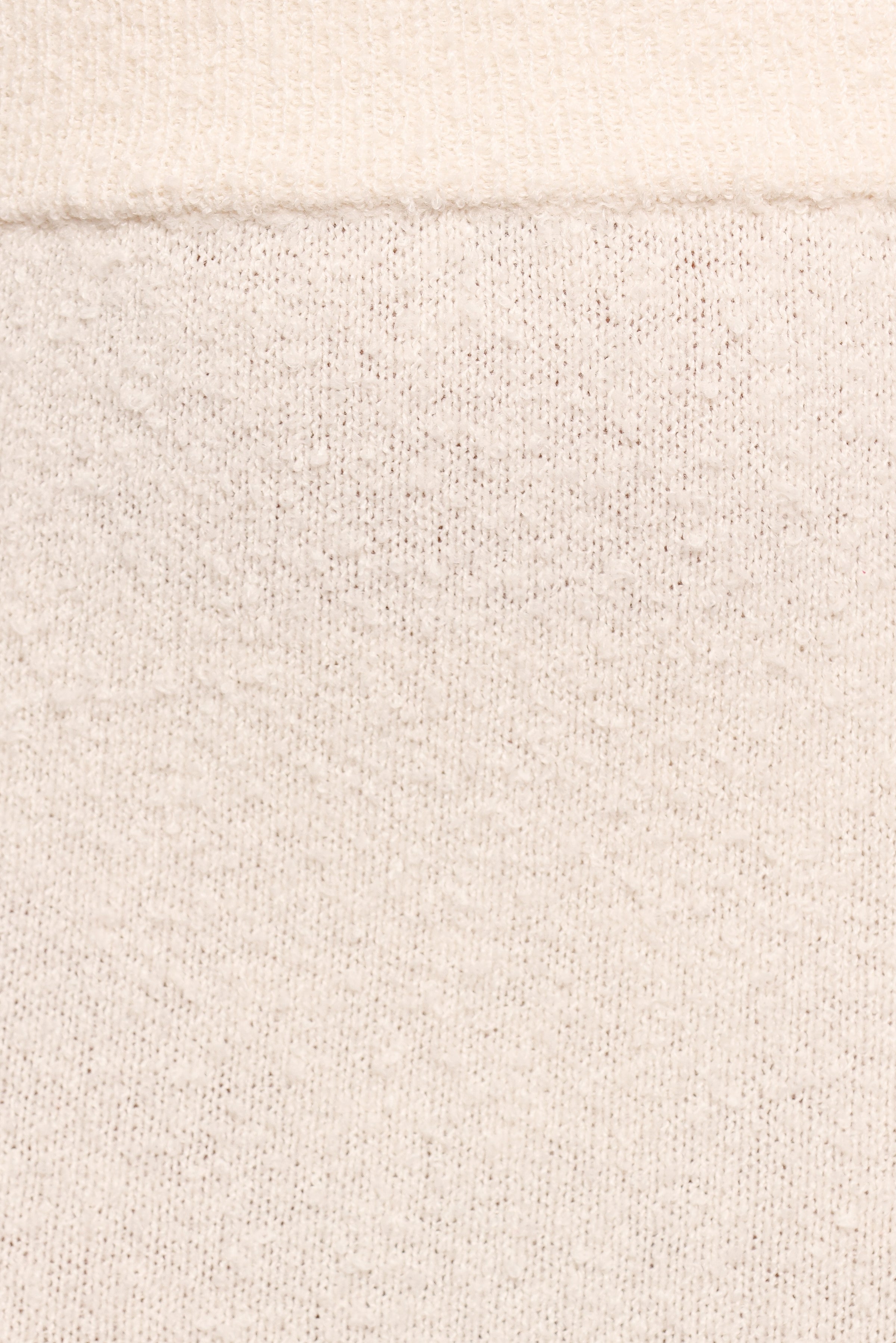 Rowee Boucle Knit Midi Skirt - White