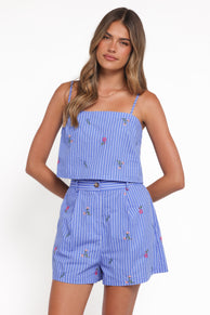 Ryan Short Set - Blue Stripe