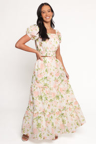 Sabrie Off Shoulder Skirt Set - Floral