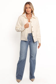 Sandy Boucle Jacket - White