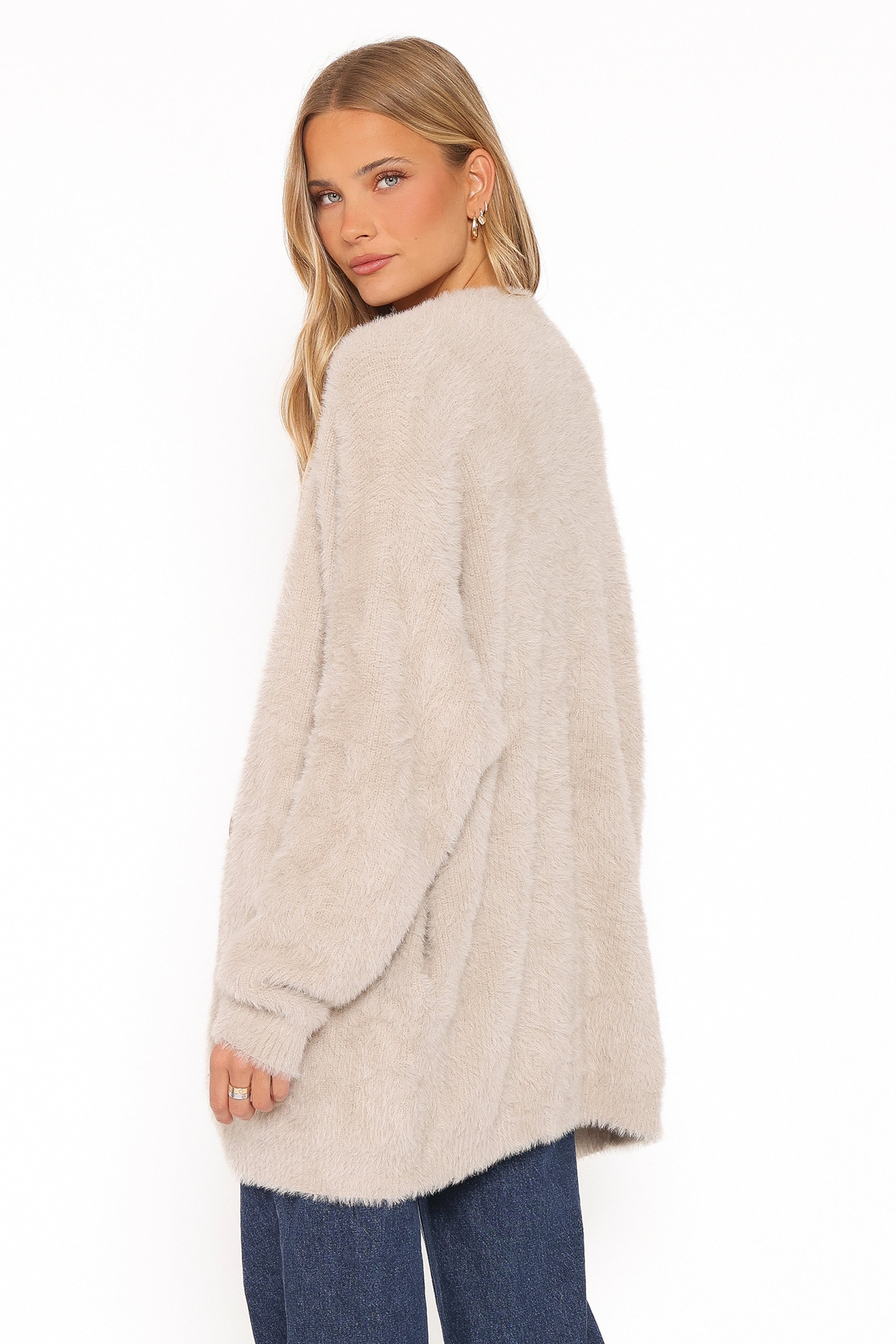 Saoirse Oversized Cardigan - Camel
