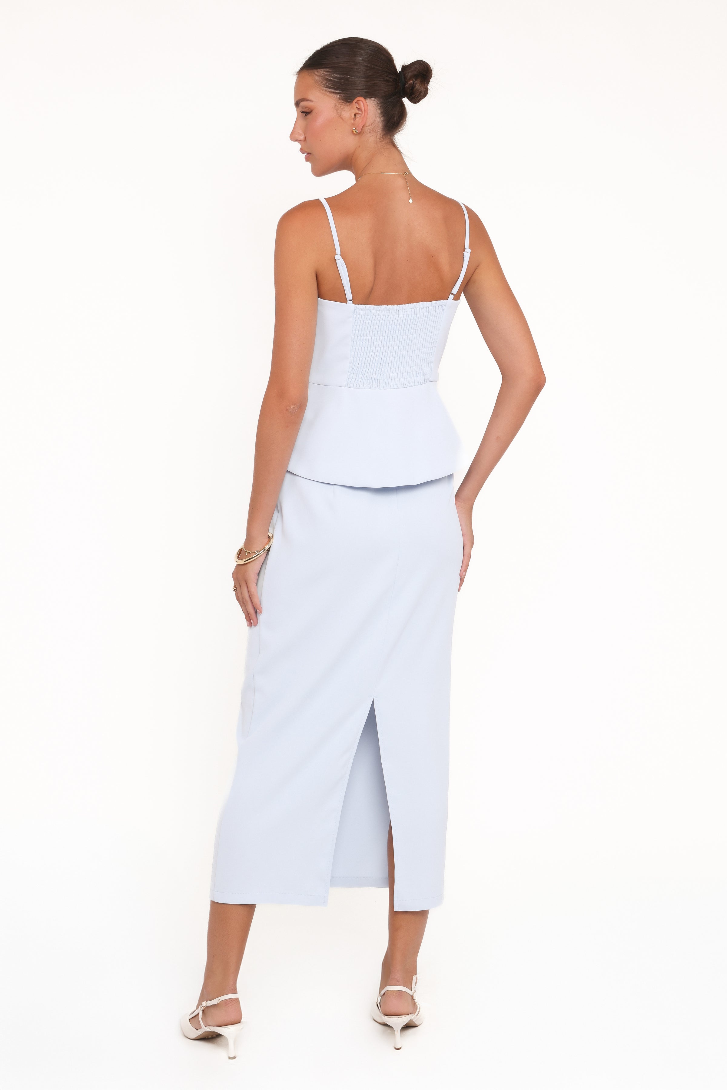 Selma Skirt Set - Light Blue