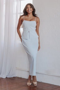 Selma Skirt Set - Light Blue