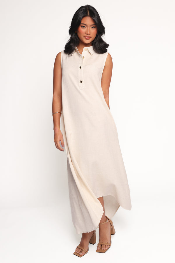 Shaw Maxi Dress - Oatmeal