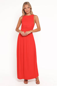 Shirley Maxi Dress - Red