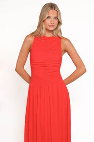 Shirley Maxi Dress - Red