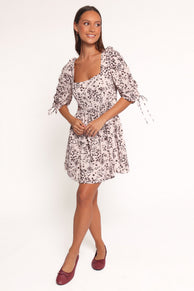 Siena Mini Dress - Blurred Spots