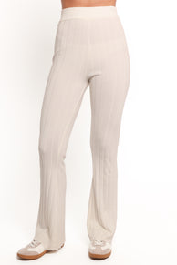 Silvie Short Sleeve Knitted Set - White