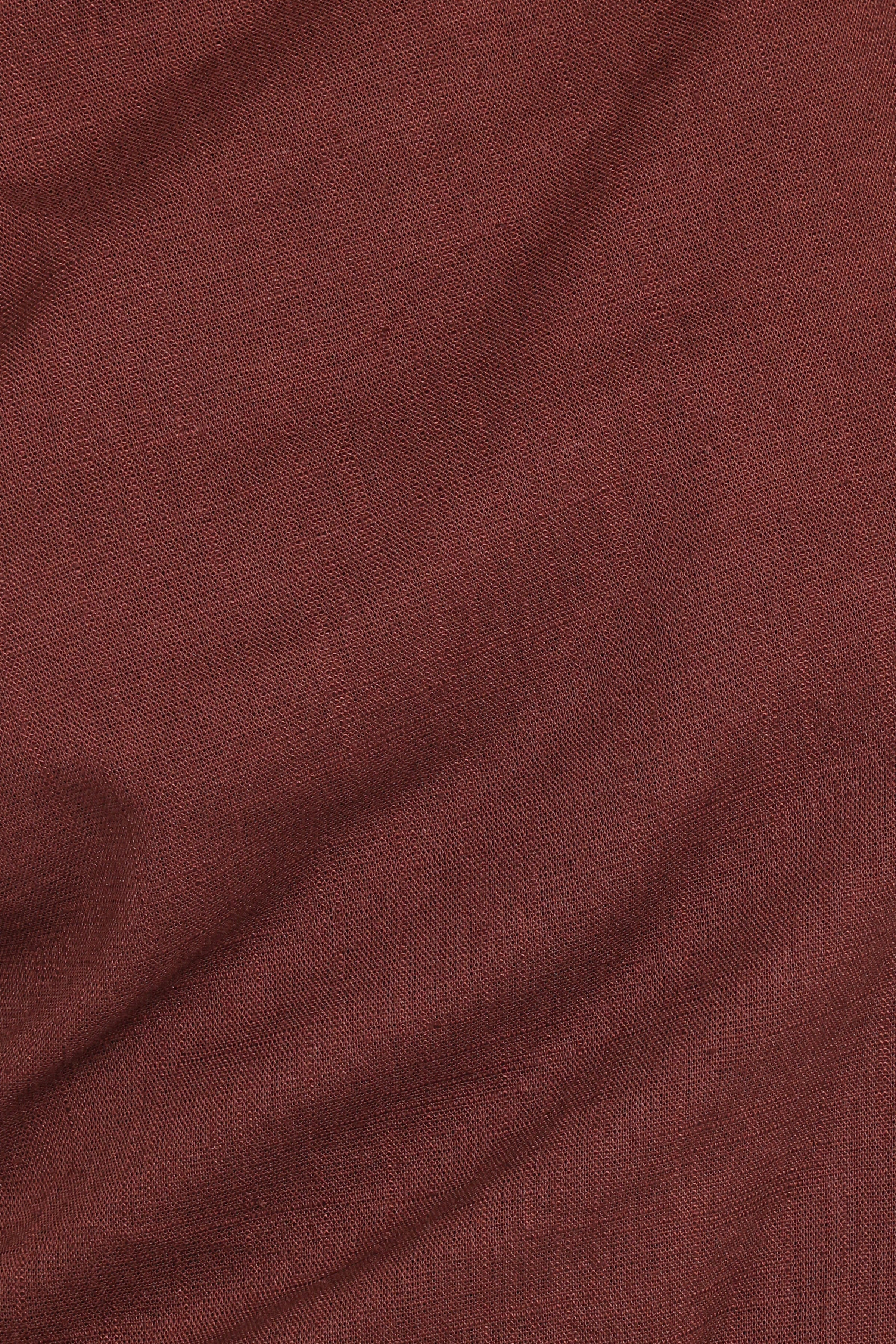 Shaw Off Shoulder Top - Chocolate Brown