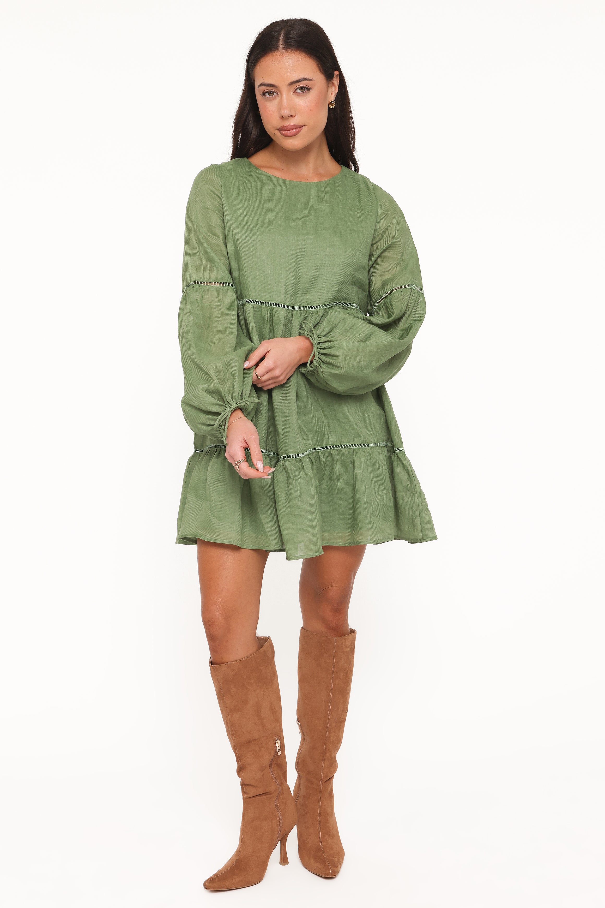 Sinead Mini Dress - Olive