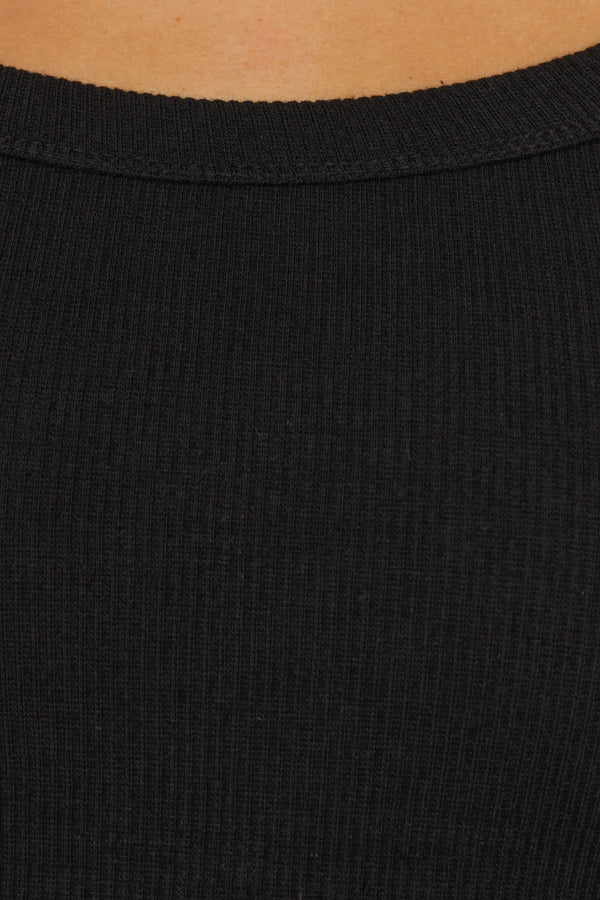 Solene Knit Top - Black